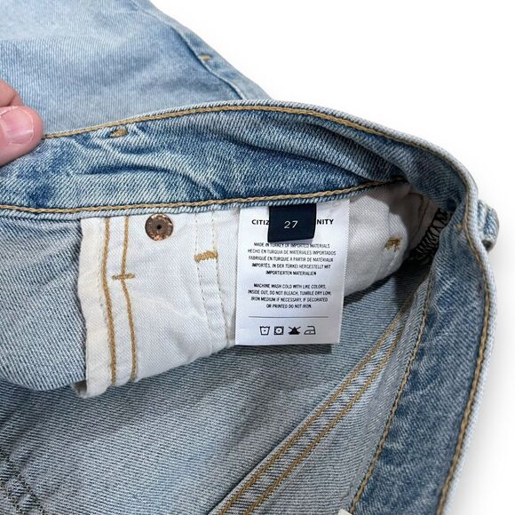 NWT Citizens Of Humanity Emerson Slim Boyfriend Jeans in Sugarcoat Size 27 $228 - Picture 6 of 9
